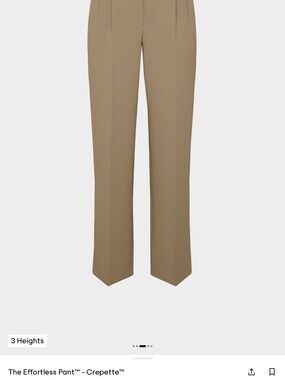 Aritzia Straight-Leg Crepe Trousers - Babaton